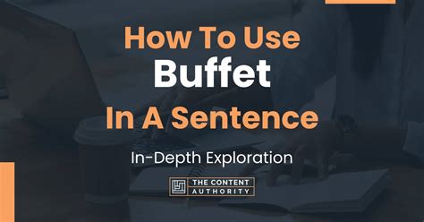 buffet in a sentence.